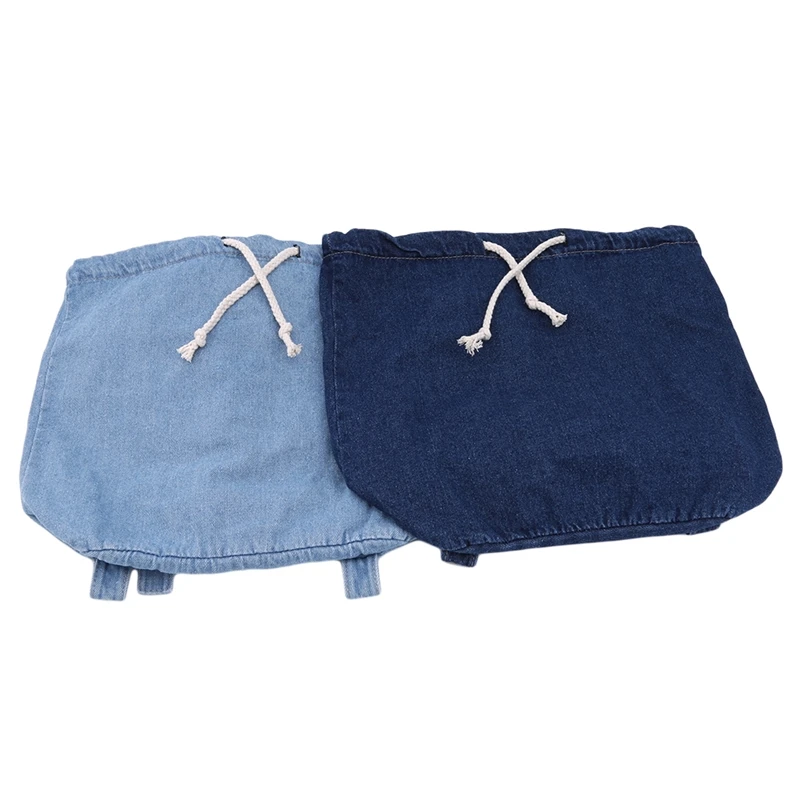 Сумка на шнурке рюкзак Модный повседневный женский кошелек из джинсовой ткани