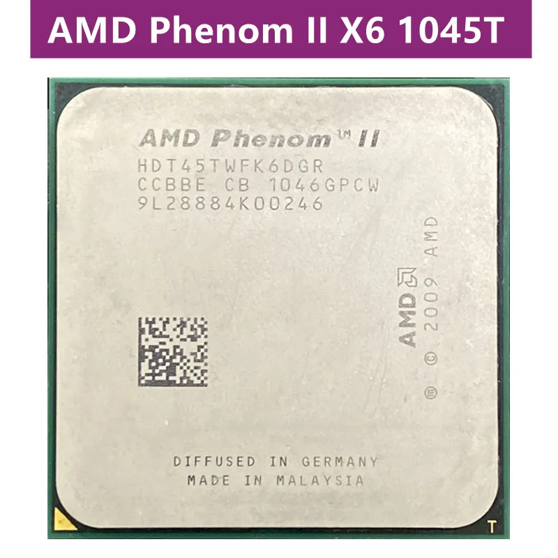 Процессор AMD Phenom - prise AM3 II X6 1045T 1045 2 7 ГГц шесть ядер | Компьютеры и офис
