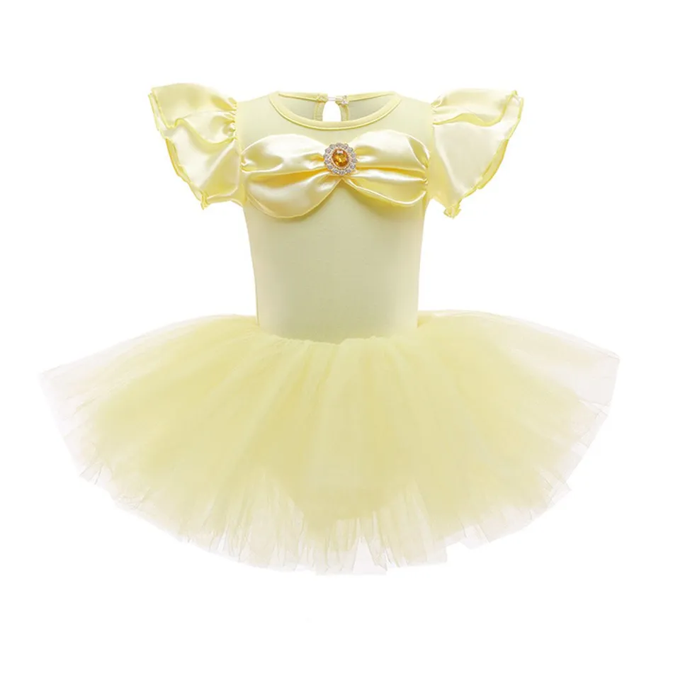 Детская одежда Belle для маленьких девочек принцесса косплей тюлевый костюм дети