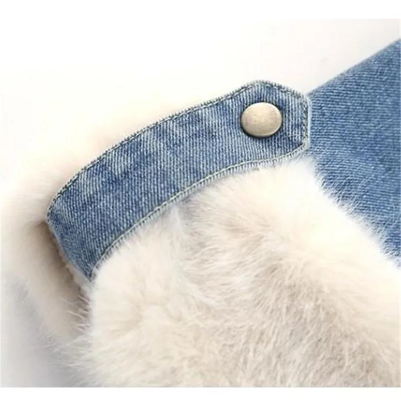 Одежда для маленьких девочек Для Пальто Куртки с меховым воротником Сезон осень