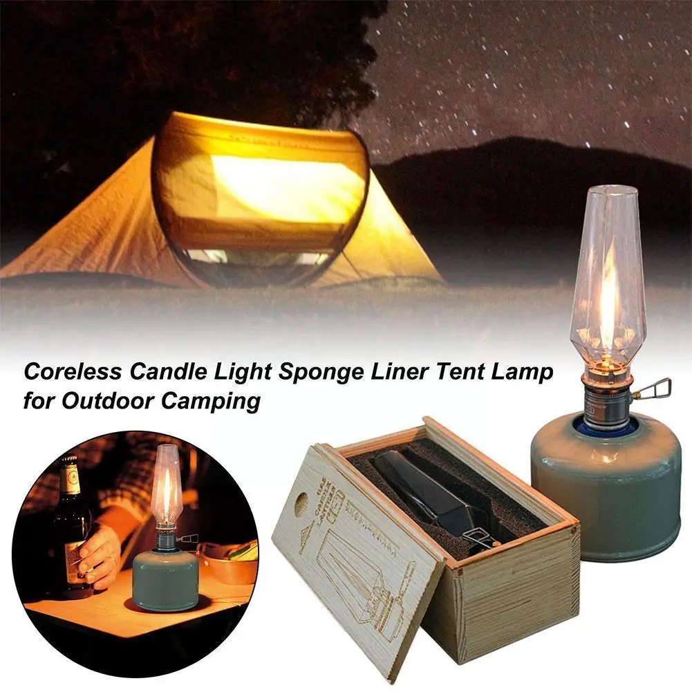 

Outdoor Camping Lamp Lantern Gas Candle Lamp Convenient Lantern Light For Backpacking Camping Hiking Fishing Tent Accessori J0P4