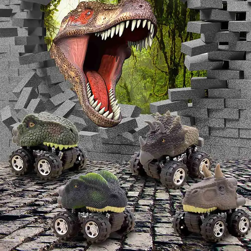 Лидер продаж 1 шт. лидер мини-динозавр животные тянущиеся назад модели