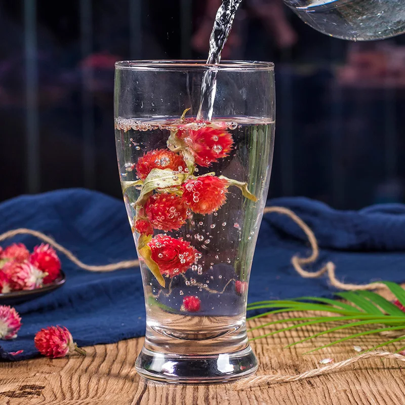 Натуральные сушеные цветы круглый шар красный цветок ароматизированные DIY