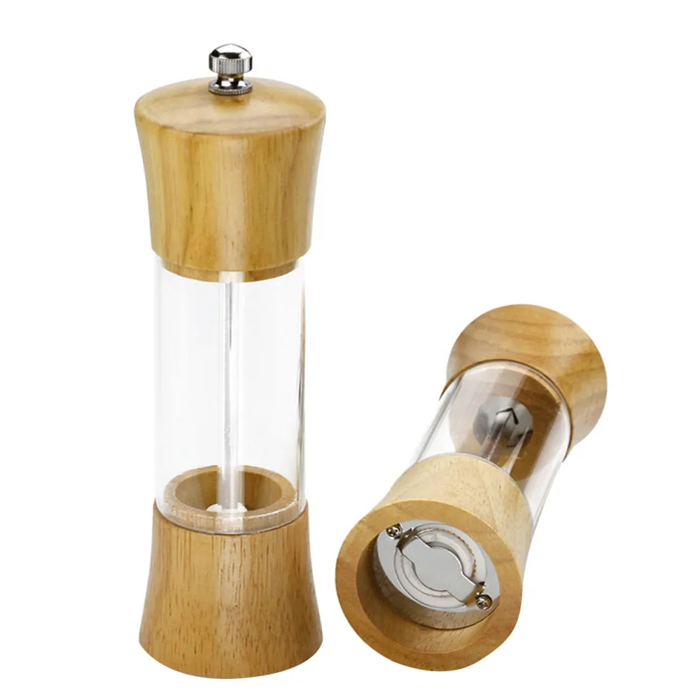 2019 new Wooden Pepper Spice Salt Mill Shaker Grinder Manual Muller Kitchen Tool Grinding Accessories H5 | Дом и сад