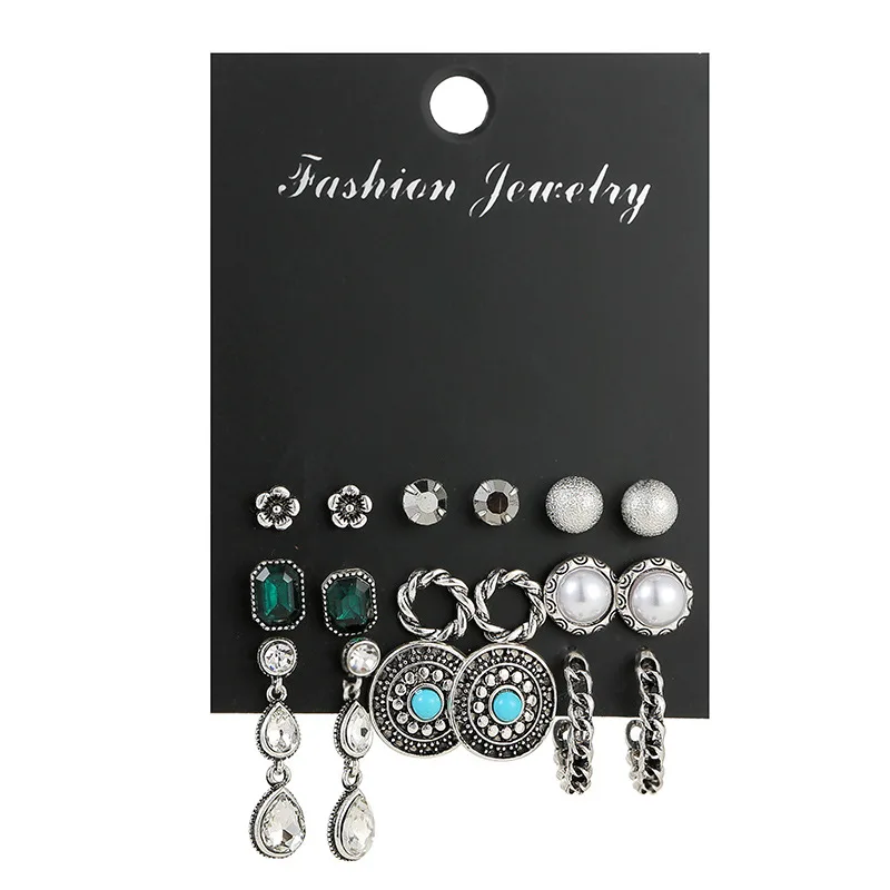 

Luokey Elegant Crystal Dangle Drop Earrings Baroque Pearl Leaves Earrings For Women Handmade Gold Color Bohemian Vintage Jewelry