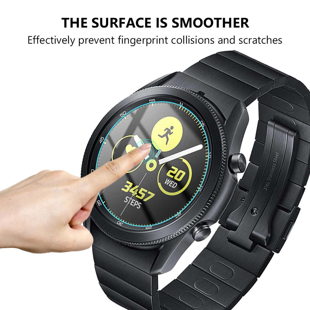 123 pcs screen protector for samsung galaxy watch 46mm 42mm 9h tpu film for samsung gear s2 s3 sport for active 2 40mm 44mm free global shipping