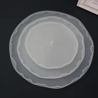 diy three layer fruit tray tea tray silicone mold epoxy resin tray coaster resin mold for desktop decoration polymer clay molds