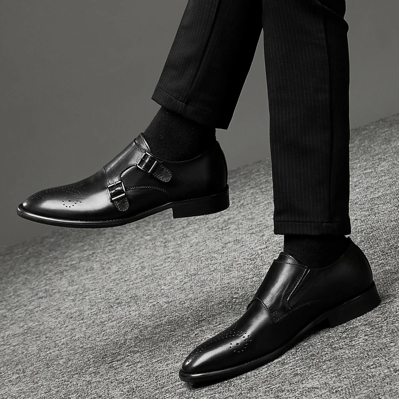 Туфли-оксфорды мужские классические натуральная кожа на шнуровке заостренный