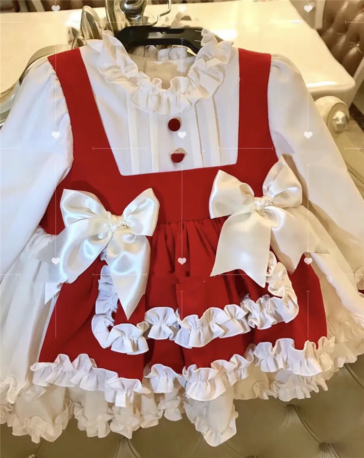 3 предмета эксклюзивное осенне-зимнее винтажное испанское платье принцессы для