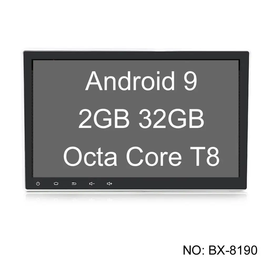 2GB 32GB T8 Bosion Android 9,0, четыре ядра, 2 Din, 10,1 дюймов, автомобильный dvd-плеер, HD радио, стерео, Универсальный Автомобильный мультимедийный плеер с gps Navi BT - Цвет: 2GB 32GB T8