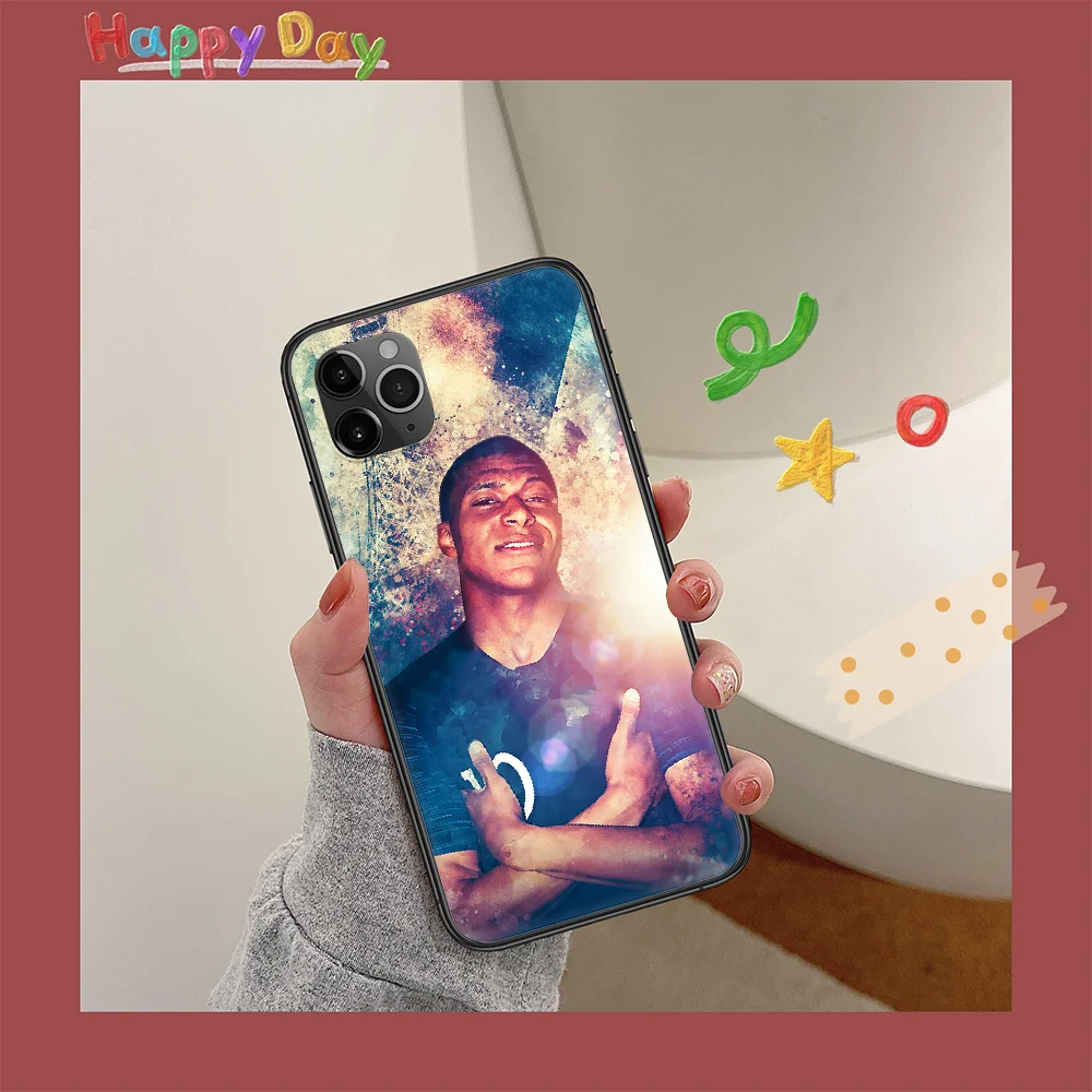 

Kylian Mbapp football Phone Case For Iphone 11 12 Mini PRO XR X XS MAX 6 6s 7 8 Plus 4 5 5s SE 2020 black Cell Trend Bumper