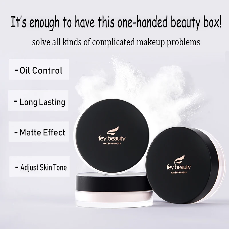 Fey Beauty рассыпчатая пудра для макияжа жемчужная лица минеральная основа под