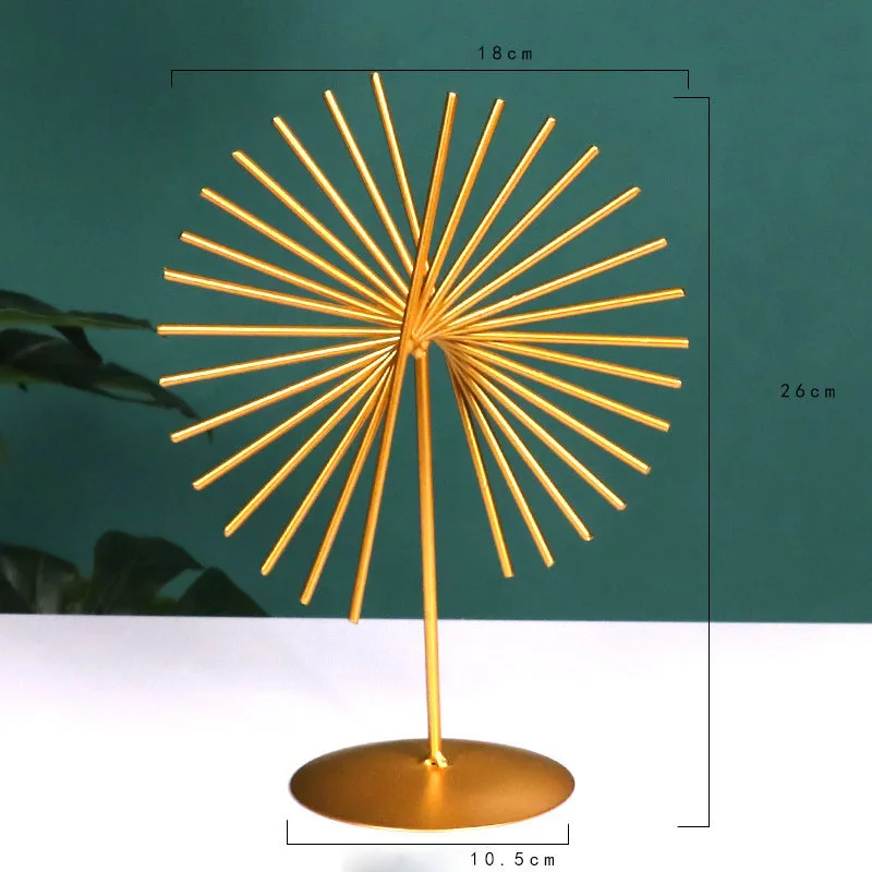 Абстрактный орнамент железная скульптура домашний декор современная