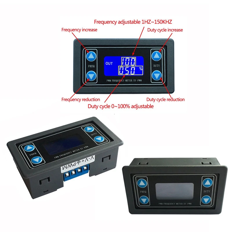 1 HZ 150 кГц ЖК дисплей цифровой Дисплей PWM частота импульсов рабочий цикл