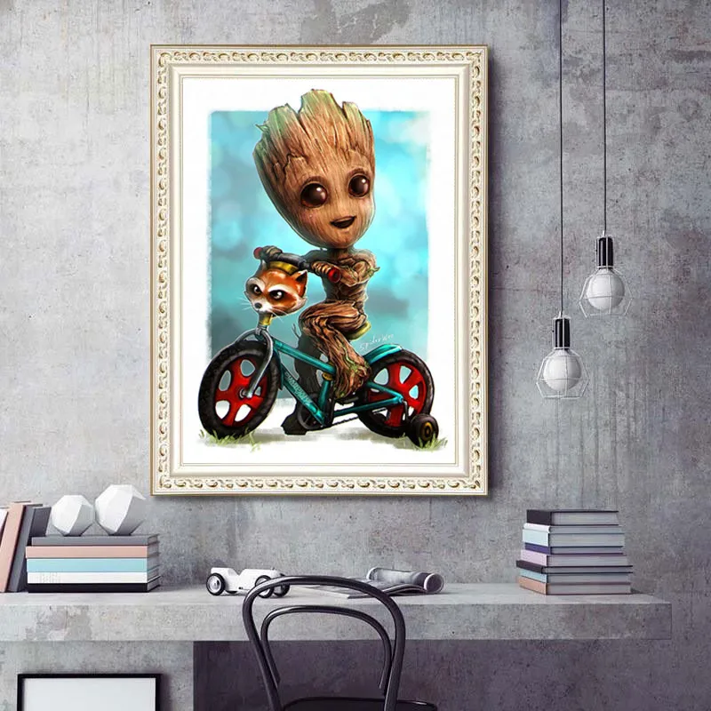 

5D diamond painting cartoon DIY All round diamond embroidery kit mosaic home decoration ornaments