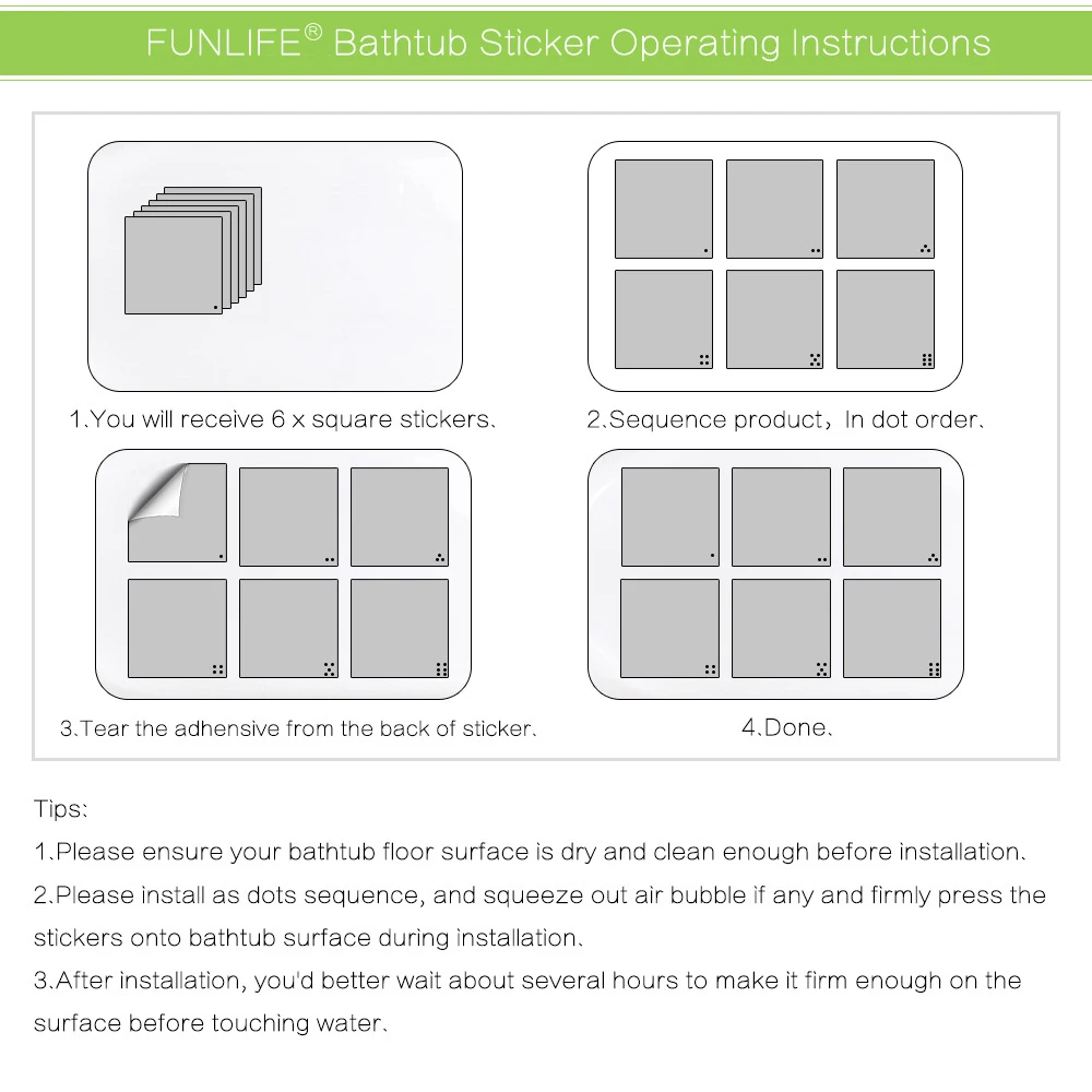 

6 Pcs/1 Set 3D Stereo Bathtub Sticker Bathroom Shower room Self-adhesive Wall Stickers Anti-slip Tropical Forest Decor Sticker