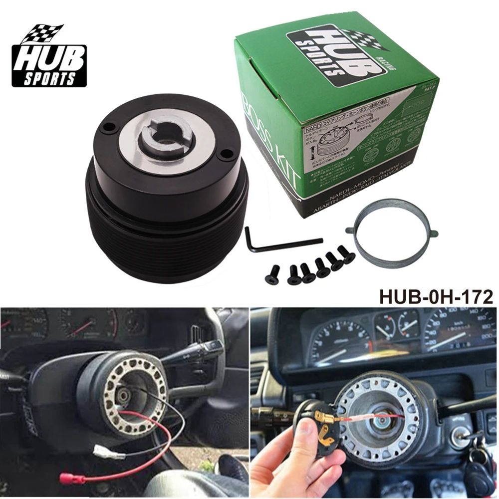 

Racing Steering Wheel Hub Adapter Hub Boss Kit For Honda Civic 96-00 6 Bolt Hole Racing Steering Wheel HUB-OH-172