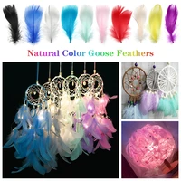 50pcs natural color feathers diy feathers costume decoration wedding jewelry ornaments colorful goose feathers home decoration