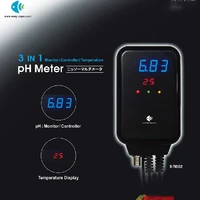 3 in 1 ph meter monitor temperature controller for aquarium fish tank