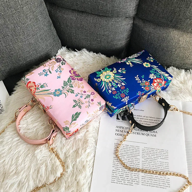 2020 женский вечерний клатч в стиле ретро с цветами красные свадебные/вечерние