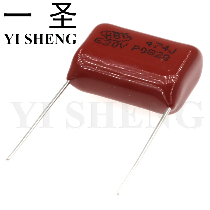 

10 шт., конденсатор полипропиленовой пленки 630V474J 0,47 мкФ 470NF 20 мм 630V 474 CBB