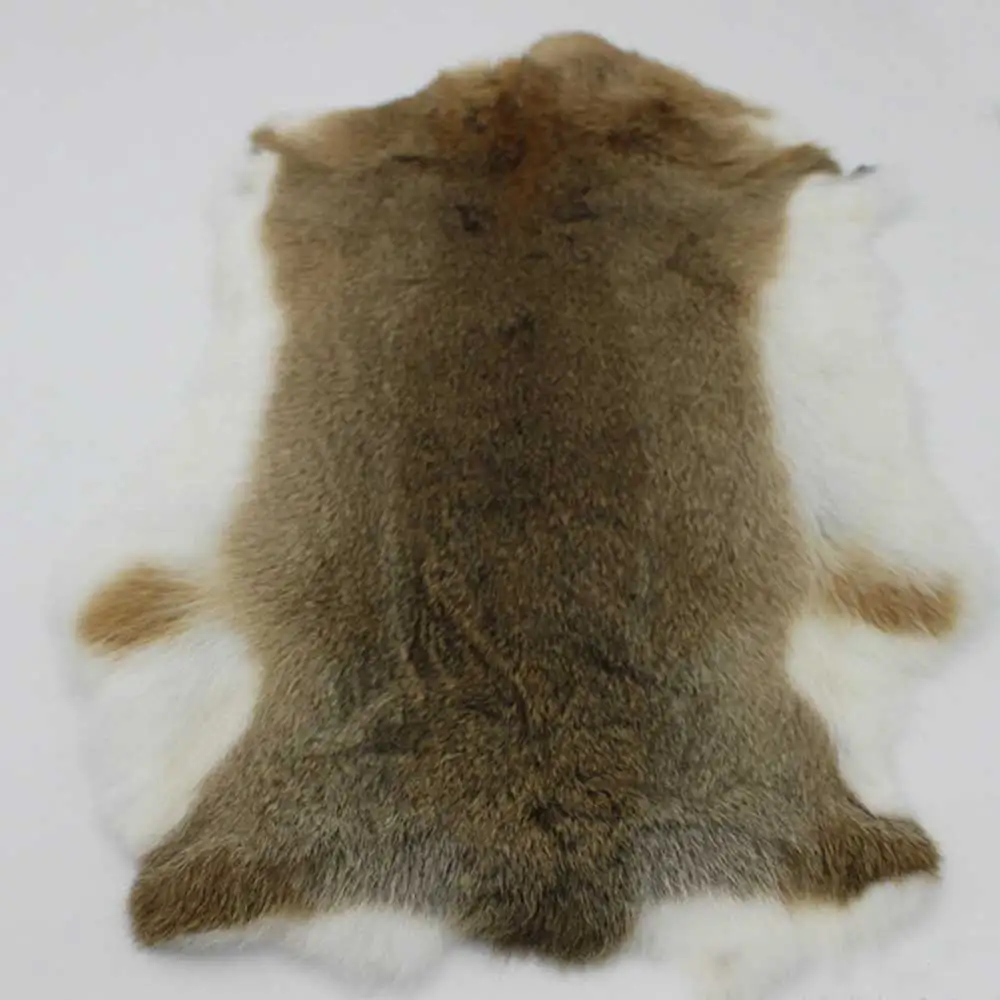 Цельная деталь из натурального кроличьего меха цельная пушистого украшение для