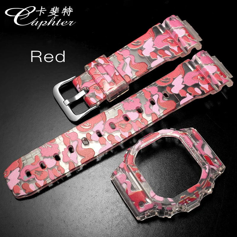 Сменный ремешок и чехол для Casio GLX/GLS/GB/GWX/G/DW 5600/5025/5030/5035/5630/5610/ часов БЕЗЕЛЬ с