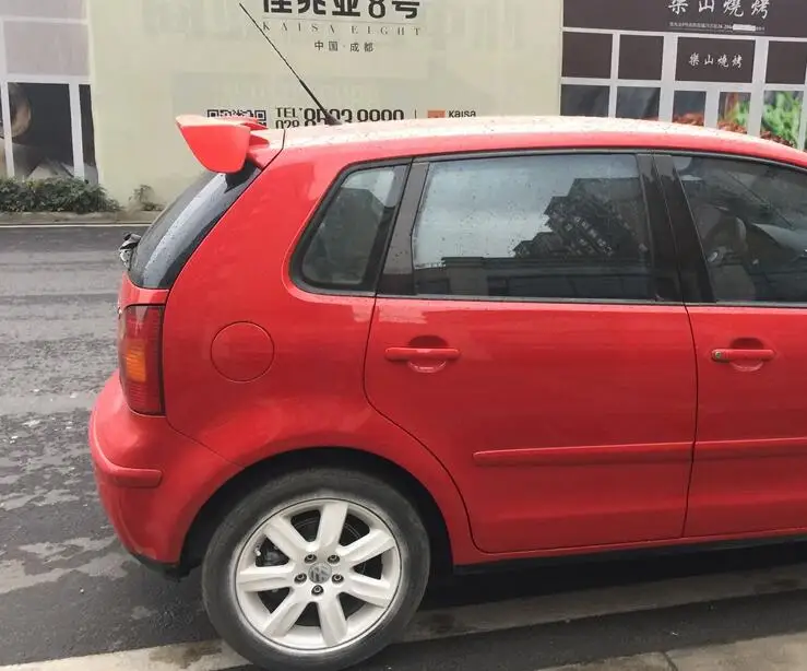 For Polo Spoiler ABS Material Car WX Rear Wing Primer Color polo Volkswagen new 2011-2015 | Автомобили и мотоциклы