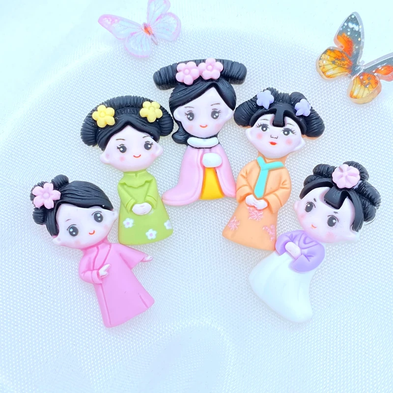 

10 шт. новые милые принцессы серия плоская спина, Кабошон Скрапбукинг Kawaii DIY украшения аксессуары K53