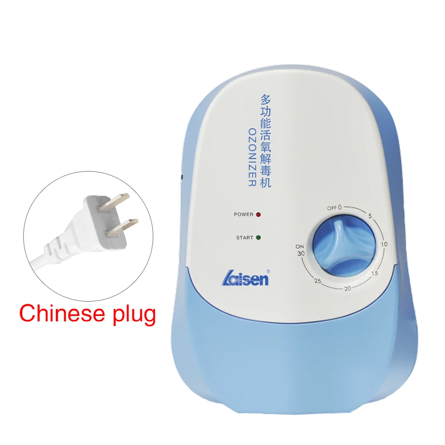 Chinese plug Генератор озона 220 В стерилизатор воздуха озона очиститель воды фрукты овощи вода приготовление пищи озонатор ионизатор - Цвет: Chinese plug