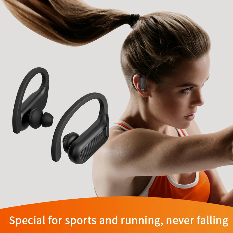 TWS 5 2 наушники с цифровым дисплеем Bluetooth-гарнитура стерео сенсорная беспроводная