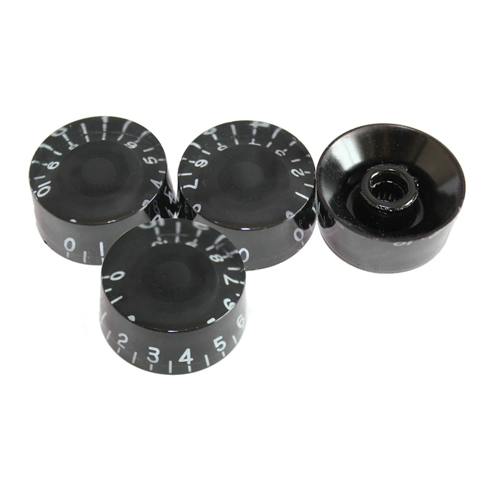 4pcs runde gitarre knöpfe geschwindigkeit volume tone control knöpfe dreh knöpfe für gibson epiphone stil elektrische gitarre teil