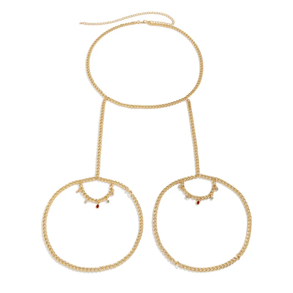 

Cosysail Multi-layer Metal Waist Belly Chain Leg Thigh Chain Sexy Crystal Summer Beach Bikini Body Chain Thigh Chain for Women