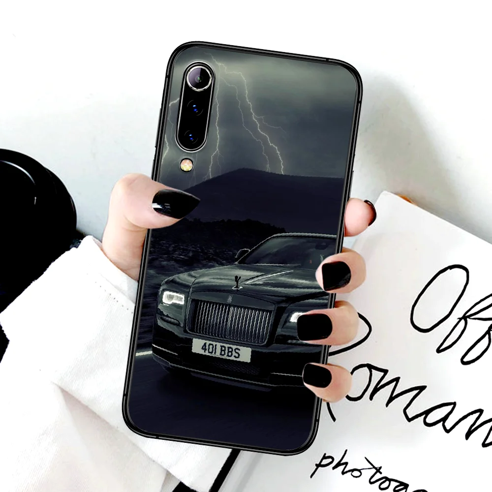

Cool Rolls Royces Car Phone Case For Xiaomi Mi Note 10 A3 9 MAX 3 A2 8 9 Lite Pro Ultra black Cell Trend Hoesjes Luxury Etui Tpu