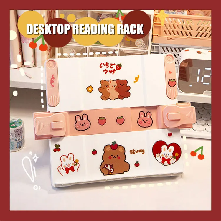 Подставка-держатель для книг 10 шт. стойка чтения с зажимами книжная полка