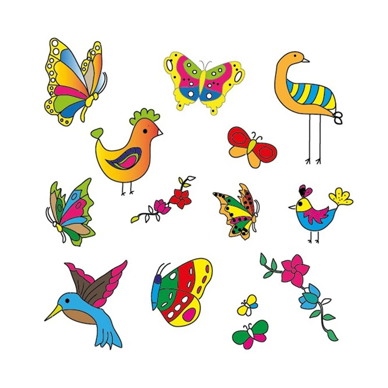 Бабочка и птица прозрачные штампы 2019 резиновая Прозрачная силиконовая печать