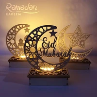 wooden diy muslim islam palace decorations led luminous decoration bedroom fun decorations birthday gifts for couples