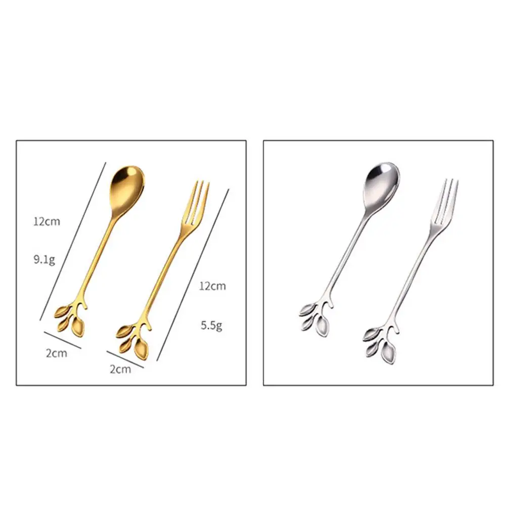 12*2 см Изысканная кофейная ложка в форме ветки вилка для закусок кухня обеденный