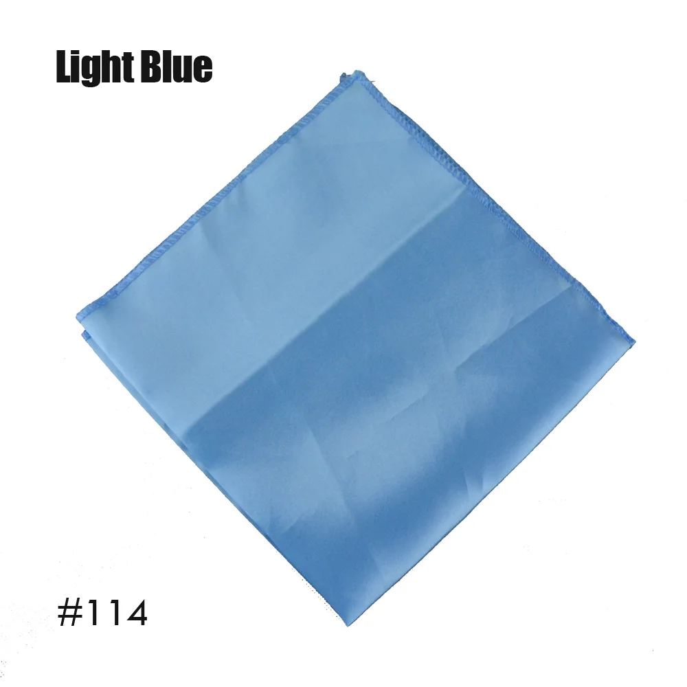 light blue 100 шт./лот, Свадебный декор, 19 дюймов, Золотой/розовый/синий/бежевый, атласная Салфетка для стола, для дня рождения, для вечеринки, квадратная, складная, тканевая, для банкета, для салфеток - Цвет: light blue