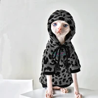 new sphynx cat clothes retro cotton camouflage cat hoodie outfitsfall winter devon cornish peterbald hairless cat clothes