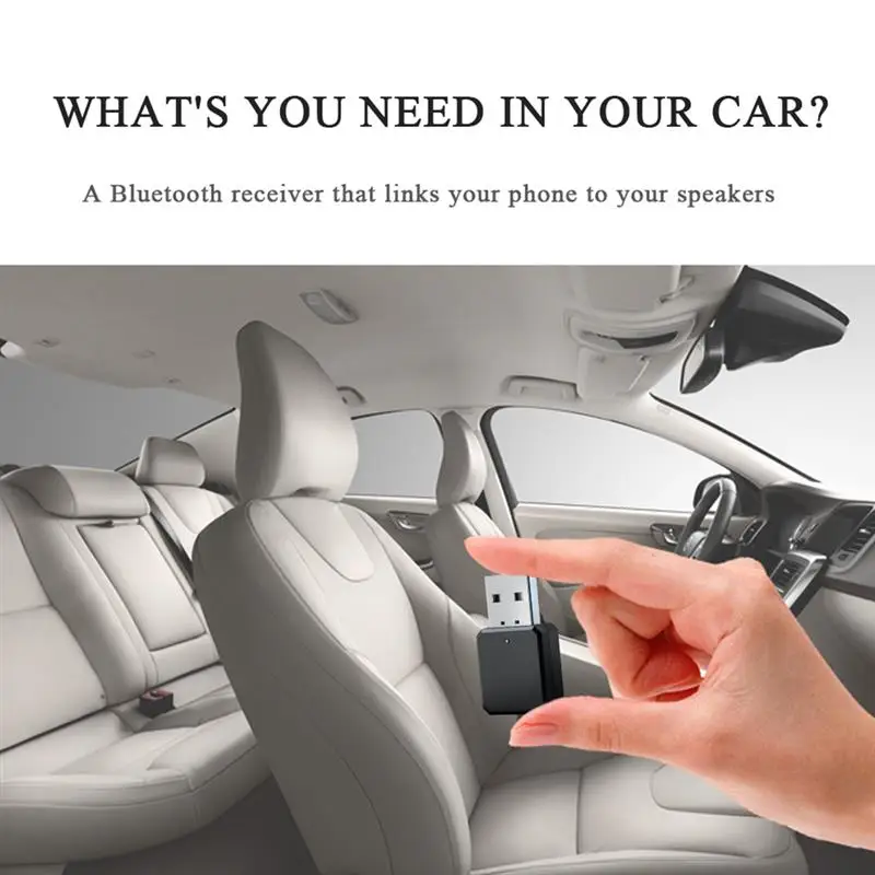 Bluetooth 5 1 аудио адаптер USB 3 мм беспроводной приемник Двойной выход со встроенным