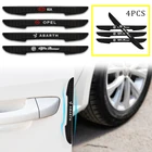 Боковые защитные наклейки для дверей автомобиля, 4 шт., для Jeep, BMW, Audi, Peugeot, Mercedes, Lexus, Honda, Nissan, сиденье, Toyota, VW