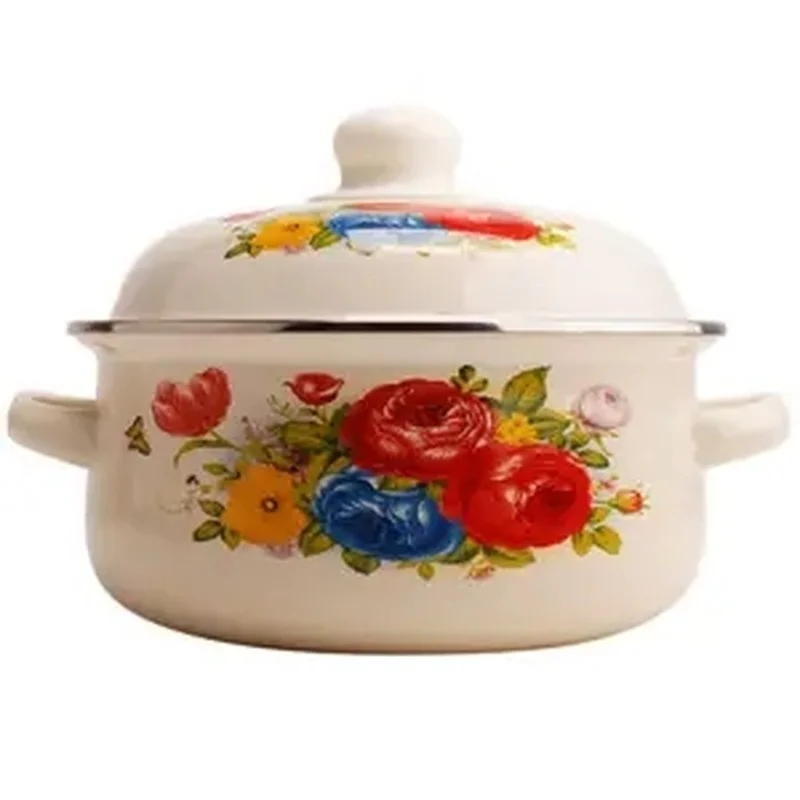 

Enamel Pot Thickening Household Large-capacity Soup Pot Stew Pot Soup Pot Chinese Medicine Pot Casserole Induction Cooker Gas