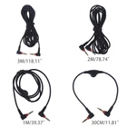 3,5 мм Jack AUX адаптер Папа-мама Удлинительный кабель стерео шнур с отслеживанием объема работы Управление наушников провода