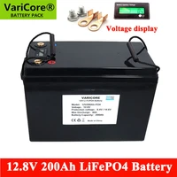 varicore 12 8v 200ah lifepo4 battery 12v lithium iron phospha for rv campers golf cart off road off grid solar wind batteries