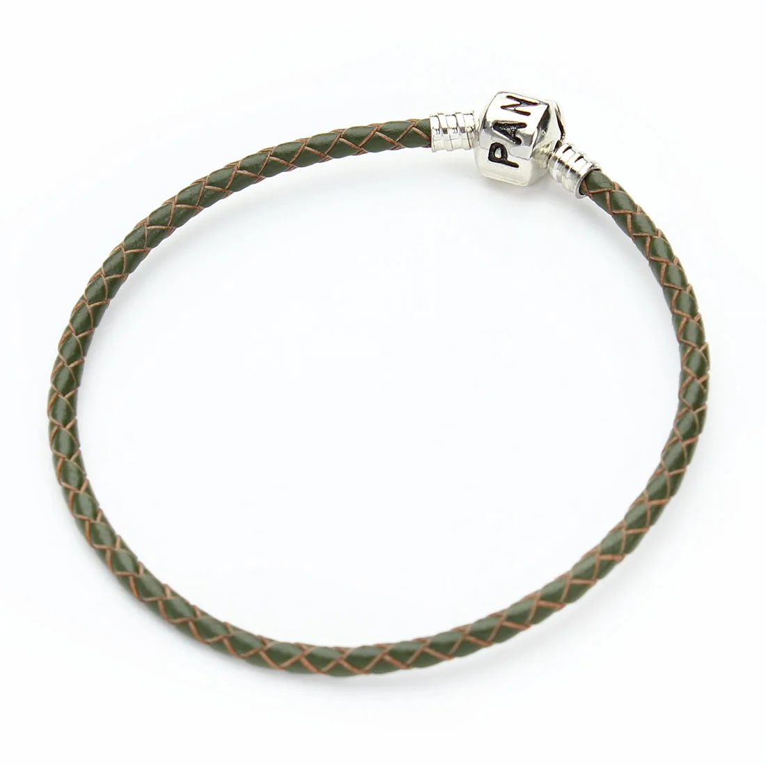 

Leather Charms Bracelet Women Fashion Bangle Beads Jewelry Making DIY Accessories