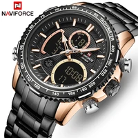 naviforce top brand luxury men watches quartz watch men military fashion chronograph sports wristwatch clock relogio masculino