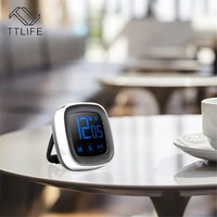 large electronic touch screen led display kitchen timer electronic digital kitchen cooking timer refrigerator watch