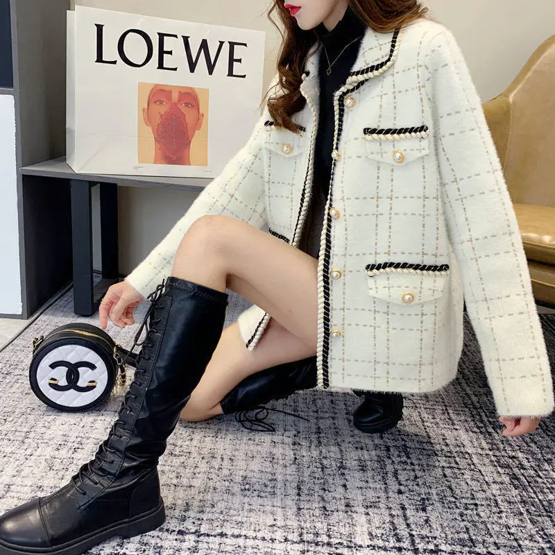 

Spring/autumn Women Coats Knitted Sweaters Cardigans Fashion Women Jackets Sweet Clothing Female Coats Outerwear Women Sweaters