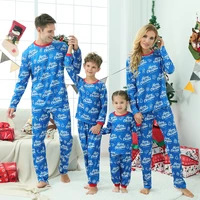 printing letters sleepwear christmas pajamas family matching outfits mother kids family clothing set baby winter 2021 christmas